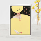Sie © karte (Gelbe Blume)