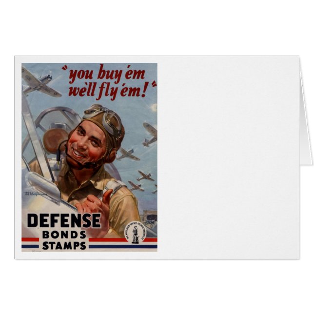 Sie kaufen sie und wir fliegen sie" (Vorderseite (Horizontal))