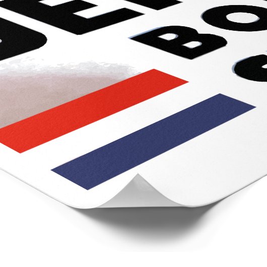 Sie kaufen sie, wir werden sie fliegen poster (Ecke)