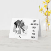 SIE KAUFEN, WIE SIE SIND NOCH 21=BESTE FREUNDIN GE KARTE (Gelbe Blume)