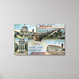 Sie kennen Bohnen nicht, Landschaftliche Aussichte Leinwanddruck