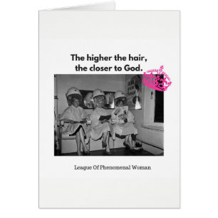 Sie kennen, das höher das Haar, näher an Gott