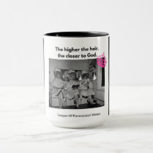 Sie kennen, das höher das Haar, näher an Gott