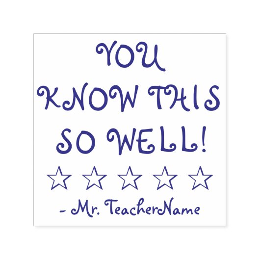 "SIE KENNEN DAS SO GUT!" + Benutzerdefinierter Tut Permastempel (Design)