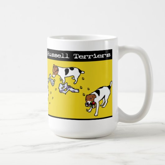 Sie kennen nicht Jack-Russell-Terrier-Tasse Kaffeetasse (Rechts)