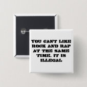 SIE KIPPEN WIE FELSEN UND RAP BUTTON (Vorne & Hinten)