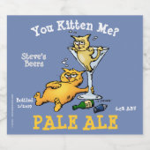 Sie Kitten mir Custom Cartoon Bierflaschenetikett (Einzelnes Label)