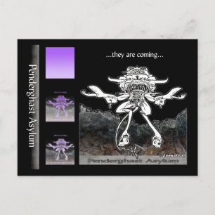 Sie kommen auf Postkarte