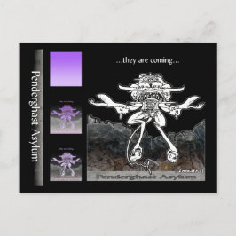 Sie kommen auf Postkarte