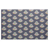 Sie kommen in Friedens-UFO Stoff (Fat Quarter (45,7 x 55,9 cm))