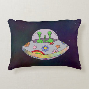 Sie kommen in Peace UFO Dekokissen