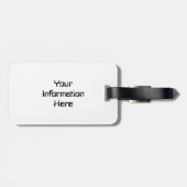 Sie kommen in Peace UFO Gepäckanhänger (Rückseite horizontal)