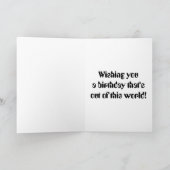 Sie kommen in Peace UFO Karte (Innenseite)