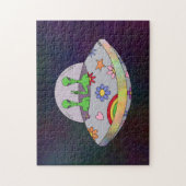 Sie kommen in Peace UFO Puzzle (Vertikal)