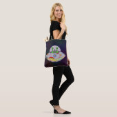 Sie kommen in Peace UFO Tasche (Am Model)