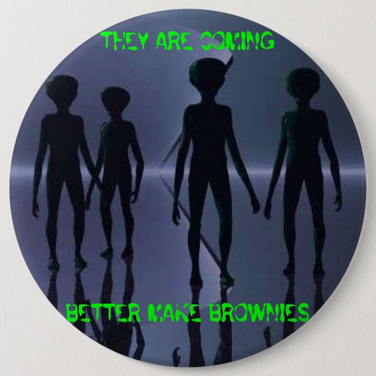 SIE KOMMEN -- Knopf Button (Vorderseite)