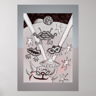 Sie kommen uns zu holen poster