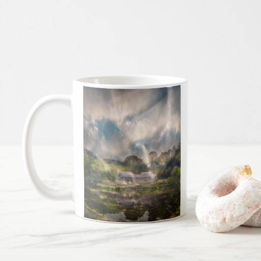 Sie kommt aus dem Raum Kaffeetasse (Mit Donut)
