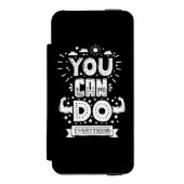 Sie können alles tun incipio iPhone Geldbeutel-Hülle (Folio Vorderseite)