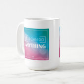 Sie können alles tun kaffeetasse (Vorderseite Links)