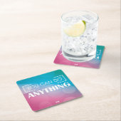 Sie können alles tun rechteckiger pappuntersetzer (Vor Ort)