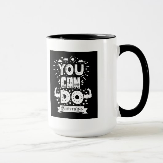 Sie können alles tun tasse (Rechts)