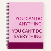 Sie können alles tun, was Ihr Notebook Notizblock (Vorderseite)