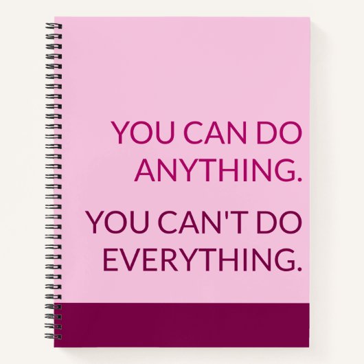 Sie können alles tun, was Ihr Notebook Notizblock (Vorderseite)