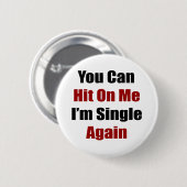 Sie können auf mir schlagen, den ich Single wieder Button (Vorne & Hinten)