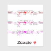 Sie können aufkleber (Blatt)