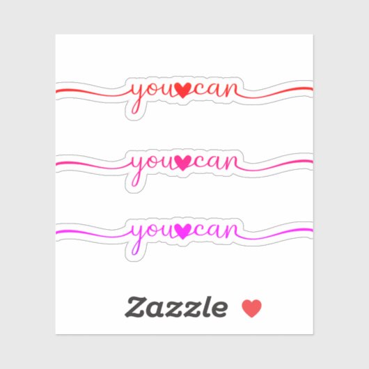 Sie können aufkleber (Blatt)