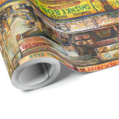 Sie können damit nicht mithalten geschenkpapier (Rolleneckpunkt)