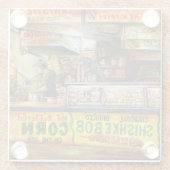 Sie können damit nicht mithalten glasuntersetzer (Rückseite)