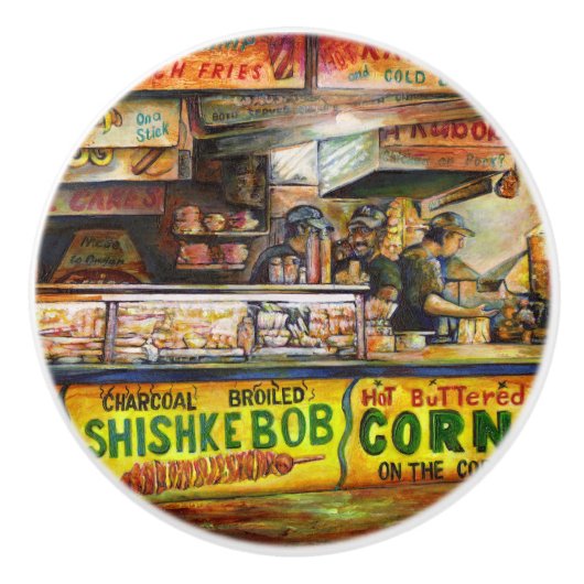 Sie können damit nicht mithalten keramikknauf (Vorderseite)