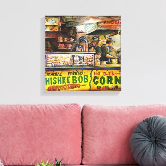 Sie können damit nicht mithalten leinwanddruck (Insitu (Wohnzimmer))