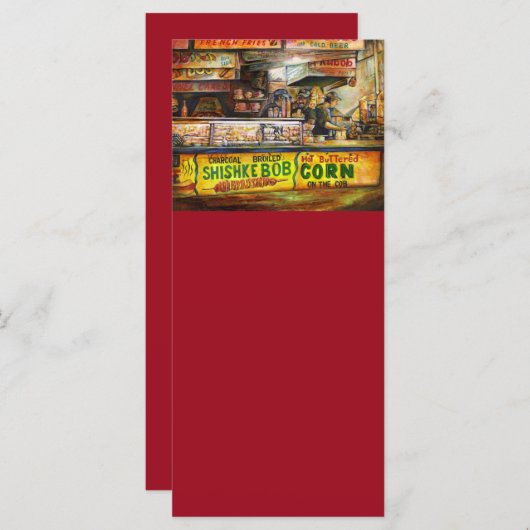 Sie können damit nicht mithalten menükarte (Vorne/Hinten)