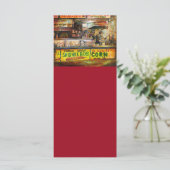 Sie können damit nicht mithalten menükarte (Stehend Vorderseite)