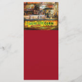 Sie können damit nicht mithalten menükarte (Vorderseite)