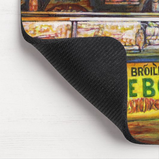 Sie können damit nicht mithalten mousepad (Ecke)