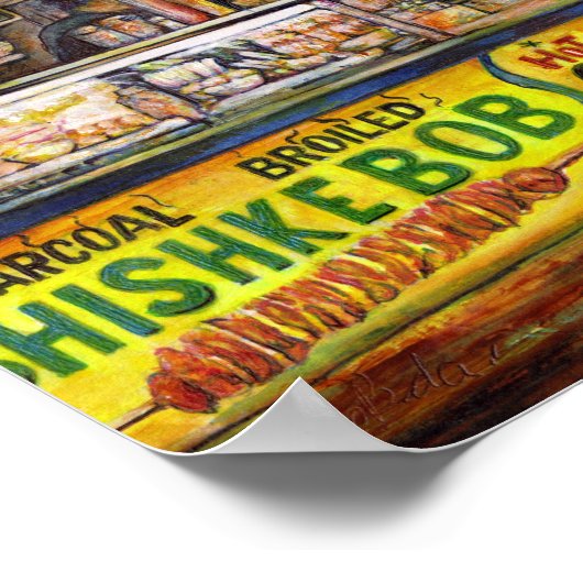 Sie können damit nicht mithalten poster (Ecke)