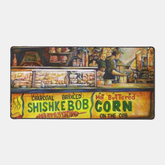 Sie können damit nicht mithalten schreibtischunterlage (Vorderseite)