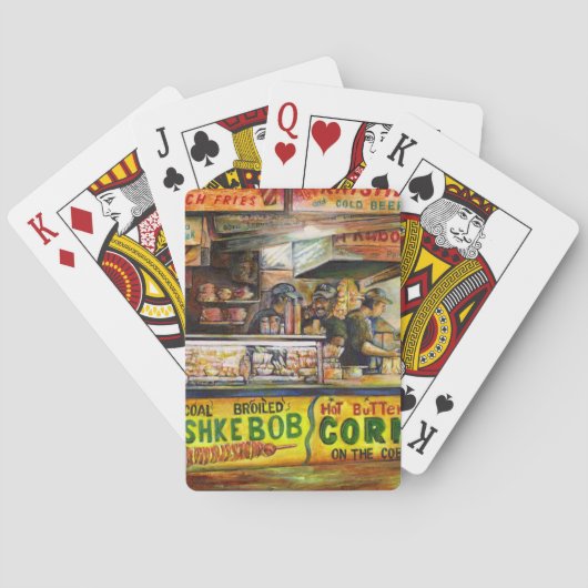 Sie können damit nicht mithalten spielkarten (Rückseite)