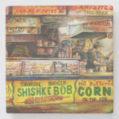 Sie können damit nicht mithalten steinuntersetzer (Vorderseite)