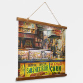 Sie können damit nicht mithalten wandteppich mit holzrahmen (Gewinkelt)