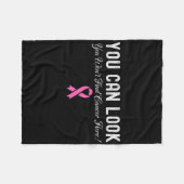 Sie können das Bewusstsein für Brustkrebs ausmache Fleecedecke (Vorderseite (Horizontal))