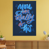 Sie können das ganz und gar handschriftlich gestal leinwanddruck (Insitu (Wohnzimmer))