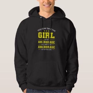 Sie können das Mädchen aus der Ankerage Alaska Mäd Hoodie