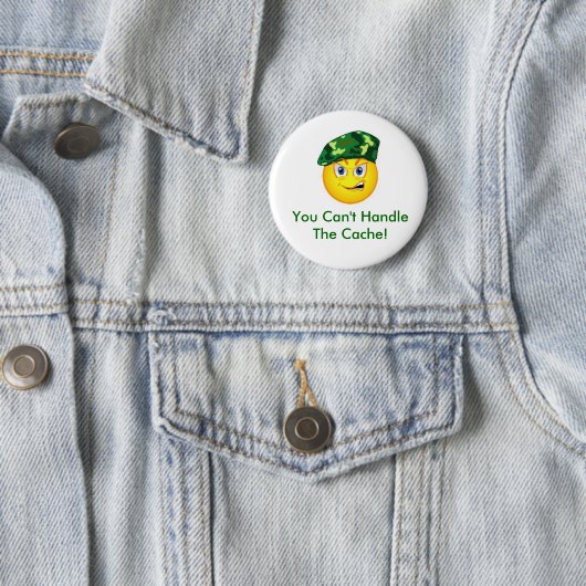 Sie können das Pufferspeicher Geocaching Button (Beispiel)