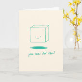 Sie können das tun karte (Gelbe Blume)