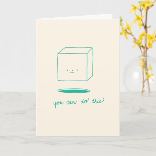 Sie können das tun karte (Gelbe Blume)